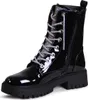 topschuhe24, Stiefeletten, Damen, Schwarzlack, Plateau, Produktbild-Vorschau 3