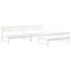 4-tlg. Garten-Lounge-Set Weiß Massivholz Kiefer Produktbild-Vorschau 1
