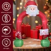 3M tall Santa Archway, Aufblasbare Weihnachtsdeko mit Produktbild-Vorschau 3