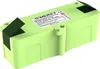 A green rechargeable battery pack with a label on top. Voir les images du produit