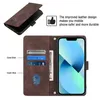 Hülle für iPhone 15 Prägung Flip Leder Brieftasche Produktbild-Vorschau 5