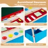 COSTWAY Kinder Tafel Holz, doppelseitige Spieltafel mit Produktbild-Vorschau 7