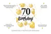 Friendly Fox Geburtstagskarte runder Geburtstag - 70. Produktbild-Vorschau 2