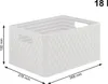 Rotho Korb Country A4, 18 L mistletoe weiß Produktbild-Vorschau 3