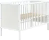 BELIANI Babybett weiß MDF 60 x 120 cm mit Stäben Produktbild-Vorschau 4