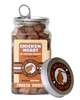 A jar of freeze-dried chicken hearts for pets, with the lid placed next to it. Produktbild-Vorschau