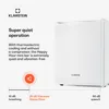 Klarstein Mini chladnička, 30 l, malá, tichá chladnička do Náhled obrázku produktu 6