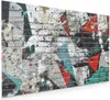 Küchenrückwand Spritzschutz Glas mit Motiv Graffiti Mauer Produktbild-Vorschau 1