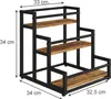 Schodišťový regál Vicco Fyrk Rustikální dub 33 x 34 cm se 3 Náhled obrázku produktu 3