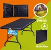 CASARIA® Gartentisch klappbar Polyrattan Campingtisch Produktbild-Vorschau 8