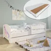 Detská posteľ 80x160 cm s matracom a zásuvkou, ochranou Náhľad obrázku produktu 7