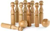 GICO Kegelspiel Kegel Set Bowling aus Holz aus Massivholz - Produktbild-Vorschau 6