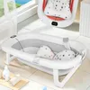 Baby Badewanne mit Thermometer,Groß Babybadewanne mit Produktbild-Vorschau 3
