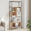 VidaXL 839004, Dąb, Metal, Drewno, 20 kg, 760 mm, 330 mm Podgląd zdjęcia produktu 2