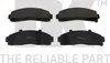 NK Bremsbeläge Bremsklötze HINTEN 222584 Produktbild-Vorschau 3