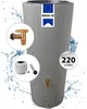 4rain Réservoir VASO DÉCOR 2en1 220 L, gris zinc incl. Voir les images du produit 1