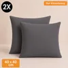 Komfortec Premium Kissenbezug 40x40 cm – 2er Set – Produktbild-Vorschau 4