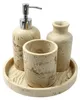 Badaccessoires Deko-Set 4-tlg. aus Epoxidharz , Produktbild-Vorschau 1