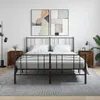 vidaXL Nachttische 2 Stk. Braun Eichen-Optik 40x40x50 cm Produktbild-Vorschau 2