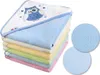 Babyhandtuch 100x100 Akuku beige mit Eule Produktbild-Vorschau 3