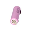 A single pink battery with silver metal contacts on a white background. Produktbild-Vorschau