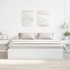 vidaXL Rám postele bílý 200x200 cm Náhled obrázku produktu 3