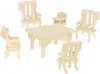Kruzzel 23542 3D-Puzzle: Holzmöbel für Puppen, 34 Teile Produktbild-Vorschau 9