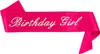 Oblique Unique Schärpe Birthday Girl Geburtstag Party Feier Produktbild-Vorschau 1