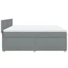 vidaXL Boxspring posteľ s matracom Svetlošedá 180x200 cm Náhľad obrázku produktu 5