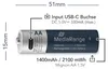 MediaRange Batterie wiederaufl. USB-C Li-ION AA 1,5V  4St Produktbild-Vorschau 7