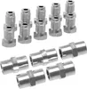 A collection of metal fittings, likely for automotive brake lines, arranged in two rows against a white background. Anteprima dell’immagine prodotto