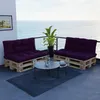 POKAR Coussin pour palette avec belle surpiqûre Garniture Voir les images du produit 3