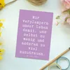Mr. & Mrs. Panda Postkarte Spruch Leichtigkeit und Produktbild-Vorschau 2