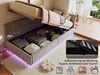 INONEFT Polsterbett90x200 mit LED und USB/C,Jugendbett mit Produktbild-Vorschau 6