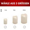 LED-Kerze 4er-Set mit Timer Kerzenlicht Echtwachskerze Produktbild-Vorschau 7