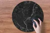 MuchoWow® Mauspad Mousepad Marmor - Schwarz - Weiß - Textur Produktbild-Vorschau 3