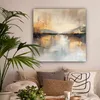 MuchoWow® - Leinwandbilder - Abstrakt - Modern - Beige - Produktbild-Vorschau 2
