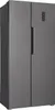 A side-by-side refrigerator in a studio setting. Produktbild-Vorschau