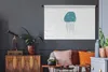 MuchoWow® Wandteppich Wandbehang Qualle - Meer - Blau - Produktbild-Vorschau 5