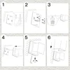 ZMH LED Applique murale extérieure 2ER 5W noir or Applique Voir les images du produit 5
