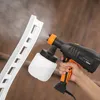 Meterk 400W HVLP elektrická stříkací pistole oranžová a Náhled obrázku produktu 9