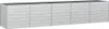 vidaXL Garten-Hochbeet 400x80x77 cm Verzinkter Stahl Silber Produktbild-Vorschau 1