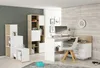 Bureau d'angle « Thales » en blanc / chêne Sonoma - 128,8 x Voir les images du produit 7