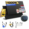 Balkonkraftwerk 1000W Solaranlage mit Wand/Gartenhaus Produktbild-Vorschau 1
