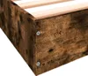 vidaXL Rama łóżka bez materaca dąb wędzony 160x200 cm Podgląd zdjęcia produktu 8