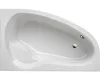 Badewanne OTTOFOND Poel 110 x 175 cm weiß glatt glänzend Produktbild-Vorschau 1