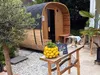 Fjordholz Fass-Sauna Modell Quadro 240 cm Produktbild-Vorschau 8