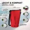 Where Tomorrow PVC dry bag - Style 02 - 5L - rot Produktbild-Vorschau 3