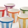 Zafferano Set 6 Bicchierini Collezione Lido Righe in Anteprima dell’immagine prodotto 4