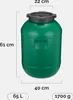 Garronda Fût à col large 65 litres Bac à nourriture avec Voir les images du produit 3
